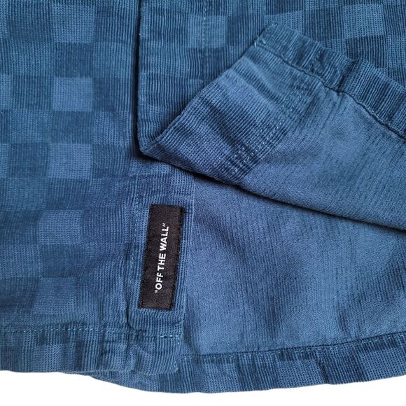 Vans Paveleski Cotton Corduroy Checkerboard Button Up - Picture 5 of 6
